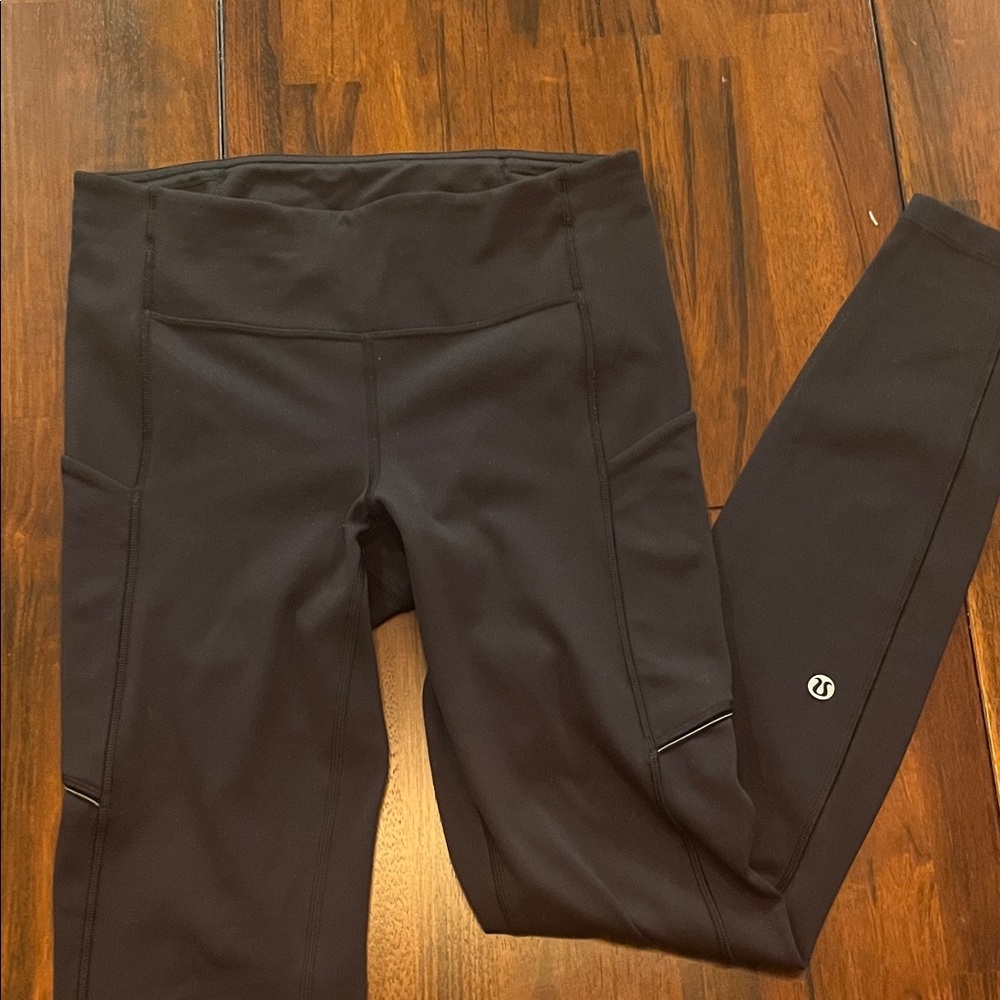 lululemon athletica Black High-Waist Pocket Leggings